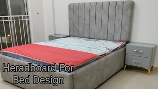 Customized Headboard for Bed Design and Manufacturing Process in Karachi City [upl. by Aivila583]