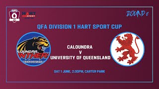 Caloundra vs Uni Mens Div 1 AFL Rd 8 [upl. by Jerrome]