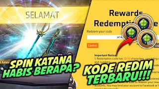 KODE REDEEM LAGI BUAT PLAYER GRATISAN SPIN KATANA KEBAJIKAN HABIS BERAPA DM ADVANCE SERVER UPDATE [upl. by Aratahc683]