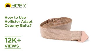 How to Use Hollister Adapt Ostomy Belts [upl. by Lletnuahs]