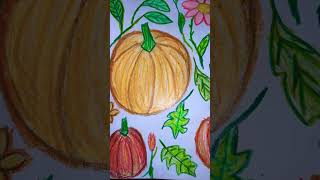 fall drawing 🍂 art artist drawing beginners fall [upl. by Dorris]