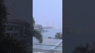 ⚠️ Surfers Paradise Storm Alert Wind Lightning amp Rain Unleash on the Gold Coast 🌪️🌧️⚡ [upl. by Barbuto]