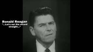 Ronald Reagan Lets Set the Record Straight 1964  Powerful Speech on Conservatism [upl. by Sedruol]