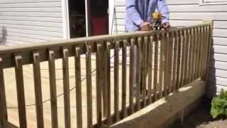 Router railing Decks of Westchester pcf inc 9142105926 [upl. by Bush]