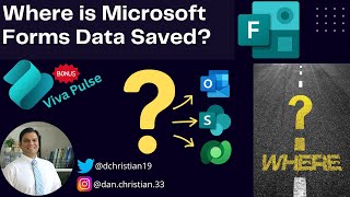 Where is Microsoft Forms Data Saved [upl. by Etnovert]