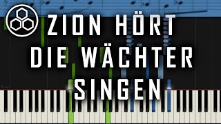 ‖ Zion Hört Die Wächter Singen ‖ Bach ‖ Piano Tutorial [upl. by Gottfried196]