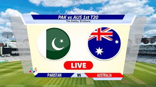 🔴Pakistan vs Australia 1st T20  Live Cricket Match Today Score amp Commentary [upl. by Aesoh]