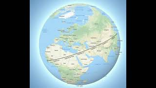 There is a straight line that stretches 13500 km between Liberia and China [upl. by Socrates]