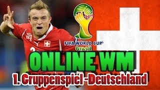 WM 2014 PS3 Schweiz  1Spiel Deutschland  Highlights FIFAWM2014 [upl. by Chapen825]