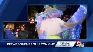 Krewe Boheme rolled on Friday in the French Quarter [upl. by Aihtnys681]