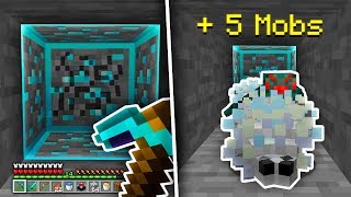 Minecraft UHC but Mining Blocks Spawns Mobs [upl. by Anifled]