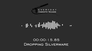 Dropping Silverware  HQ Sound Effects [upl. by Alekin]