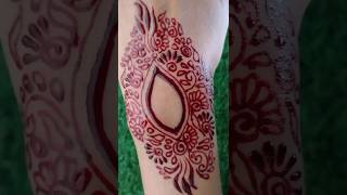 beautiful henna design  simple easy mehndi design for back handsartisticurwa [upl. by Yrdnal]