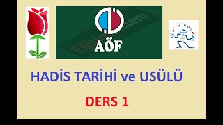 HADIS TARIHI ve USULU  UNITE 1  HADİS İLMİ TEMEL KAVRAMLARI ve ALT DALLARI [upl. by Monty242]