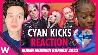 Cyan Kicks  Hurricane REACTION Finland UMK 2022 [upl. by Spense]