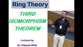 Ring Theory  Third Isomorphism Theorem With Complete Proof [upl. by Natasha237]