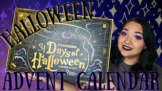 HALLOWEEN ADVENT CALENDAR  31 DAYS OF HALLOWEEN BY FERRERO Countdown Calendar [upl. by Kadner]