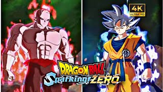 Goku Mastered Ultra Instinct VS Jiren Full Power  Dragon Ball Sparking Zero  4K 60FPS [upl. by Neila194]