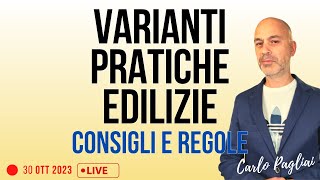 Guida Varianti edilizie per pratiche CILA SCIA e Permesso di costruire [upl. by Karna]