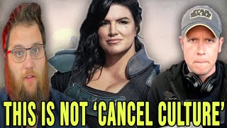 The AntiSJW OUTRAGE over Gina Carano Firing and the Myth of Cancel Culture for Rich People [upl. by Svetlana983]