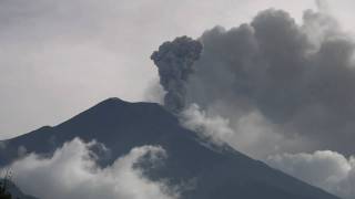 Erupting Volcano Tungurahua in Ecuador [upl. by Gnohp]