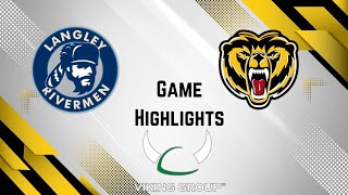 Victoria Grizzlies 2 vs Langley Rivermen 3 Game Highlights October 26 2024 [upl. by Dyrraj]