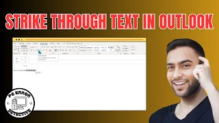 How to Strike Through Text in Outlook  Make Your Point Clearly [upl. by Barcellona839]