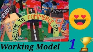 Commerce Exhibition 2022  Working Model Ideas 2022  Jind [upl. by Nhguavad]