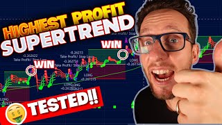 HIGHEST PROFIT Triple Supertrend Trading Strategy CODED amp BACKTESTED Trade Results [upl. by Denver556]