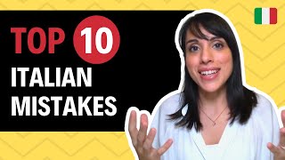 Top 10 Italian Mistakes ❌ and How to Avoid Them from a REAL native Italian teacher [upl. by Novy]