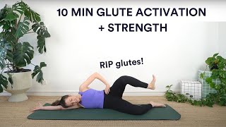 10 Minute Glutes Activation amp Strength Workout For Knee Joints [upl. by Akilat]