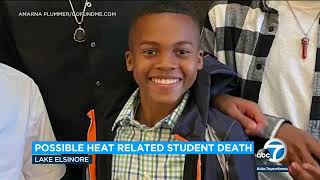 12yearold Lake Elsinore student dies after collapsing during PE class [upl. by Agneta17]