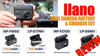 Llano Dual Camera Battery Charger Review [upl. by Imiaj233]