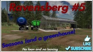 Ravensberg E5  Seasons and a greenhouse  Farming simulator 19 on PS4 [upl. by Nealson]