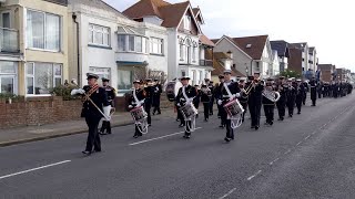 Lee on Solent Fleet Air Arm Memorial Remembrance parade Start and Finish  Sunday 10 November 2024 [upl. by Namia]