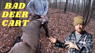 DEER CARTS  HOW TO RECOVER YOUR DEER FROM THE WOODS [upl. by Bertila357]