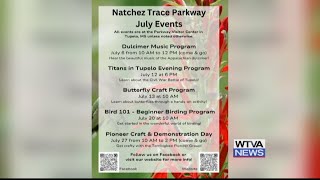 Interview Natchez Trace Parkway hosting several fun events in July [upl. by Namia]