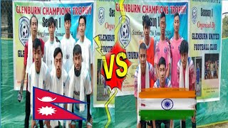 match highlight playing 7 nepal🇳🇵vs Takdha Glenburn samesty darjeeling🇮🇳 Glenburn champions trophy [upl. by Suiradal]