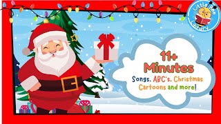 🎄✨ Christmas Songs amp ABCs for Kids Sing Along with Santa 🎅 ✨🎄 [upl. by Ayaet867]