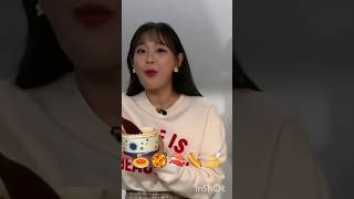 Chuu eating fancam eating fancam mukbang chuu shorts [upl. by Enuahs]