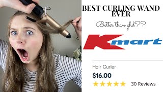 Kmart 16 Curler Better than high end Better than ghd Review and Tutorial [upl. by Atinauj36]