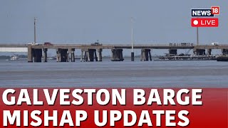 Galveston LIVE  Galveston Bridge  Galveston Texas  Ship Hits Bridge in Galveston Texas  N18L [upl. by Haidadej]