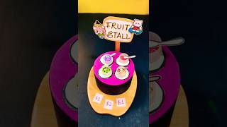 DIY Homemade Fruit Stall 🤓🌈 Best out of waste  Diy crafts 💖 shorts craft diy [upl. by Leirum]