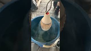 The making of an obvara Natsu vase art satisfying pottery inspiration [upl. by Eirehs]