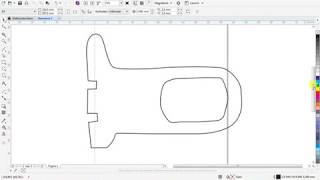 CorelDraw Nederlands Tekengereedschap Bezier [upl. by Haisej]