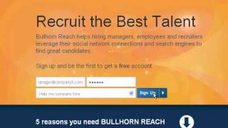 Bullhorn Reach  How to Get Started  wwwbullhornreachcom [upl. by Josee]