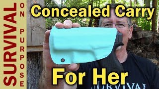 My Wifes New Hawg Holster For Her Glock 43  CCW For Women [upl. by Brink287]