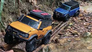 Rc Crawler Traxxas TRX4 Bronco 2021 HB R1001 bronco  axial scx10iii  Rubicon KYX [upl. by Liagaba]