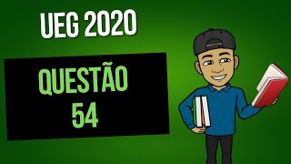 Resolução questão 54 UEG 2020 Químics [upl. by Yrrah924]