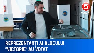 Alegeri Moldova 2024 Reprezentanți ai blocului quotVictoriequot au votat [upl. by Abram]